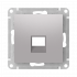 ATLASDESIGN Лицевая панель для функций типа Keystone, АЛЮМИНИЙ, ATN000384