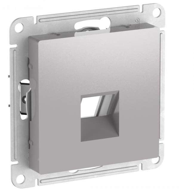 ATLASDESIGN Лицевая панель для функций типа Keystone, АЛЮМИНИЙ, ATN000384