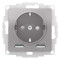 ATN000330 - AtlasDesign SO + USB розетка A+A, 5В/2,4А, 2х5В/1,2А, алюминий