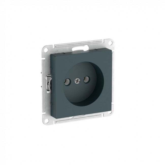 ATLASDESIGN РОЗЕТКА без заземления без шторок, 16А, мех., быстрозажимные клеммы., ИЗУМРУД, ATN000841S