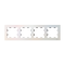 ATN000404 - AtlasDesign на 4 поста РАМКА, универсальная, ЖЕМЧУГ