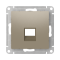 ATLASDESIGN Лицевая панель для функций типа Keystone, ШАМПАНЬ, ATN000584