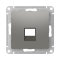 ATLASDESIGN Лицевая панель для функций типа Keystone, СТАЛЬ, ATN000984