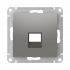 ATLASDESIGN Лицевая панель для функций типа Keystone, СТАЛЬ, ATN000984