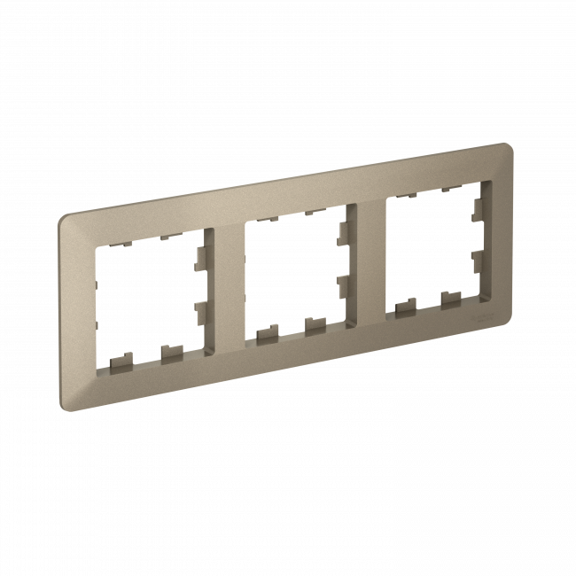 Рамка AtlasDesign Air 3-ая, цвет шампань, ATN220503