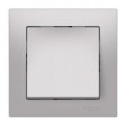 ATLASDESIGN 1-клавишный ВЫКЛЮЧАТЕЛЬ, сх.1, 10АХ, в сборе, быстрозажимные клеммы., АЛЮМИНИЙ, ATN000312S