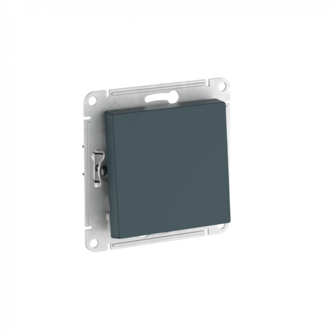 ATLASDESIGN 1-клавишный ПЕРЕКЛЮЧАТЕЛЬ, сх.6, 10АХ, мех., быстрозажимные клеммы., ИЗУМРУД, ATN000861S