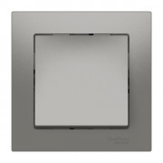 ATLASDESIGN 1-клавишный ВЫКЛЮЧАТЕЛЬ, сх.1, 10АХ, в сборе, быстрозажимные клеммы., СТАЛЬ, ATN000912S