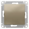 ATN000561 - AtlasDesign 1-клавишный ПЕРЕКЛЮЧАТЕЛЬ, схема 6, 10АХ, механизм, ШАМПАНЬ
