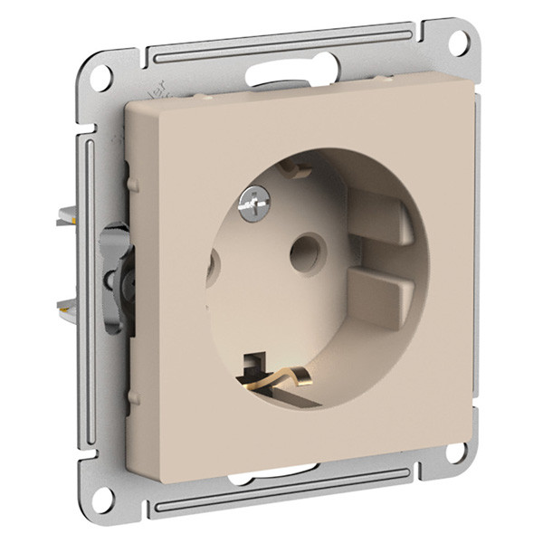 ATN001243 - AtlasDesign РОЗЕТКА с заземлением, 16А, механизм, ПЕСОЧНЫЙ ATN001243 - AtlasDesign РОЗЕТКА с заземлением, 16А, механизм, ПЕСОЧНЫЙ