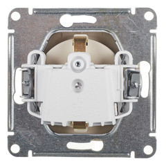 ATN000445 - AtlasDesign РОЗЕТКА с заземлением со шторками, 16А, механизм, ЖЕМЧУГ