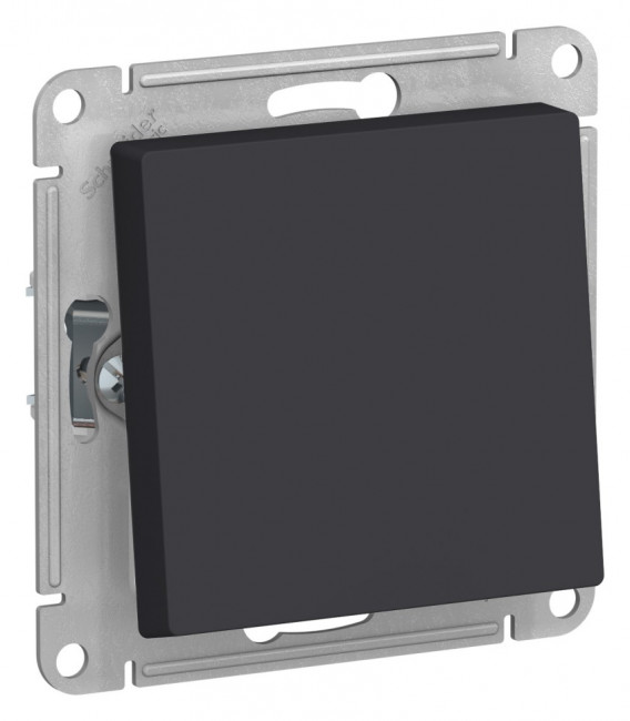 ATN441061 - AtlasDesign AQUA Переключатель 1-клавишный  IP44, схема 6, 10АХ, карбон