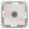 ATN000491 - AtlasDesign TV РОЗЕТКА оконечная 1DB, механизм, ЖЕМЧУГ