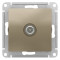 ATN000591 - AtlasDesign TV РОЗЕТКА оконечная 1DB, механизм, ШАМПАНЬ
