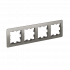 Рамка AtlasDesign Air 4-ая, цвет сталь, ATN220904